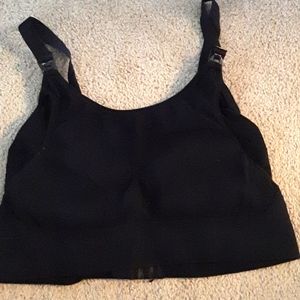 Black maternity pumping/nursing bra